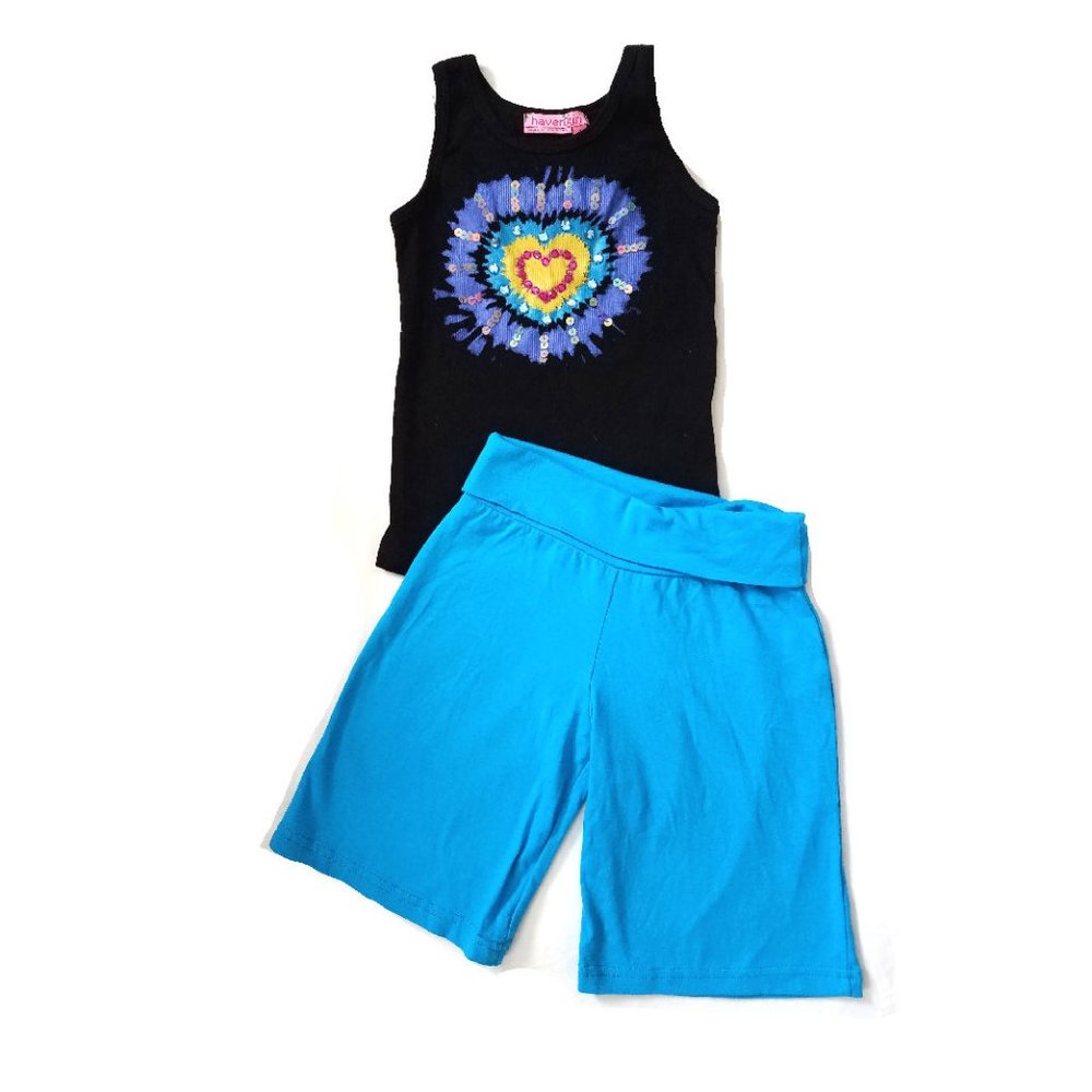 NEW Haven Girl 2pc Super Cute‎ Top & Shorts Set 4